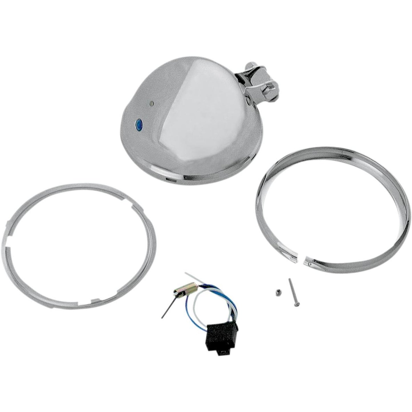 Drag Specialties Bottom Mount Headlight Shell - 5-3/4" - Chrome DS-280099_251150