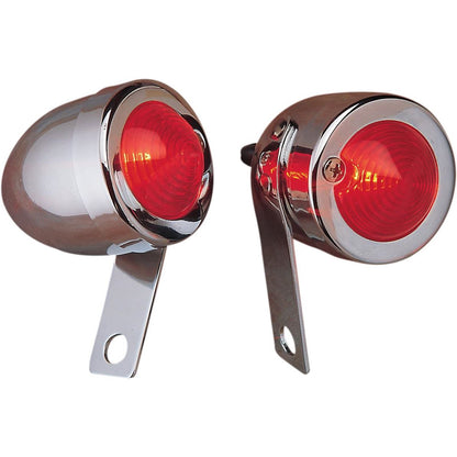 Drag Specialties Bullet Light with Mount - Right - Chrome DS-280048_251156