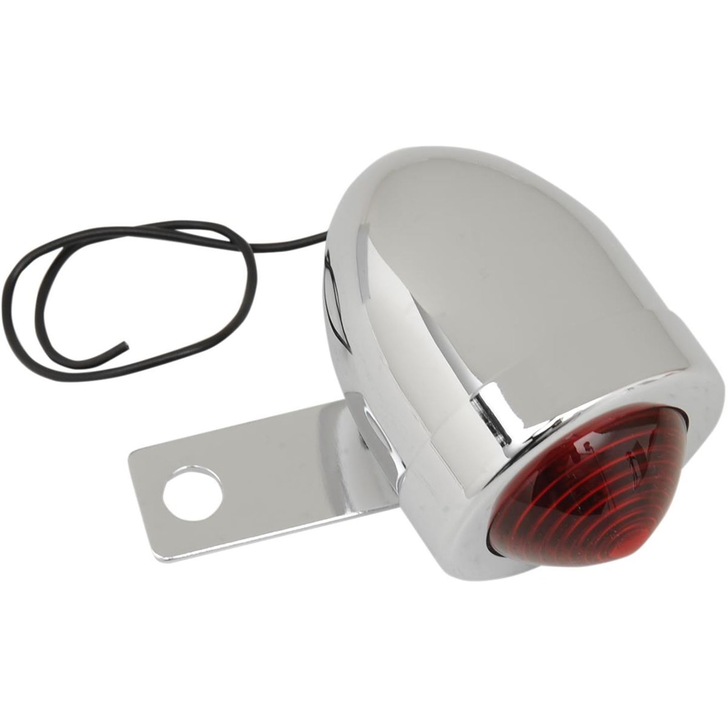 Drag Specialties Bullet Light with Mount - Left - Chrome DS-280049_251159