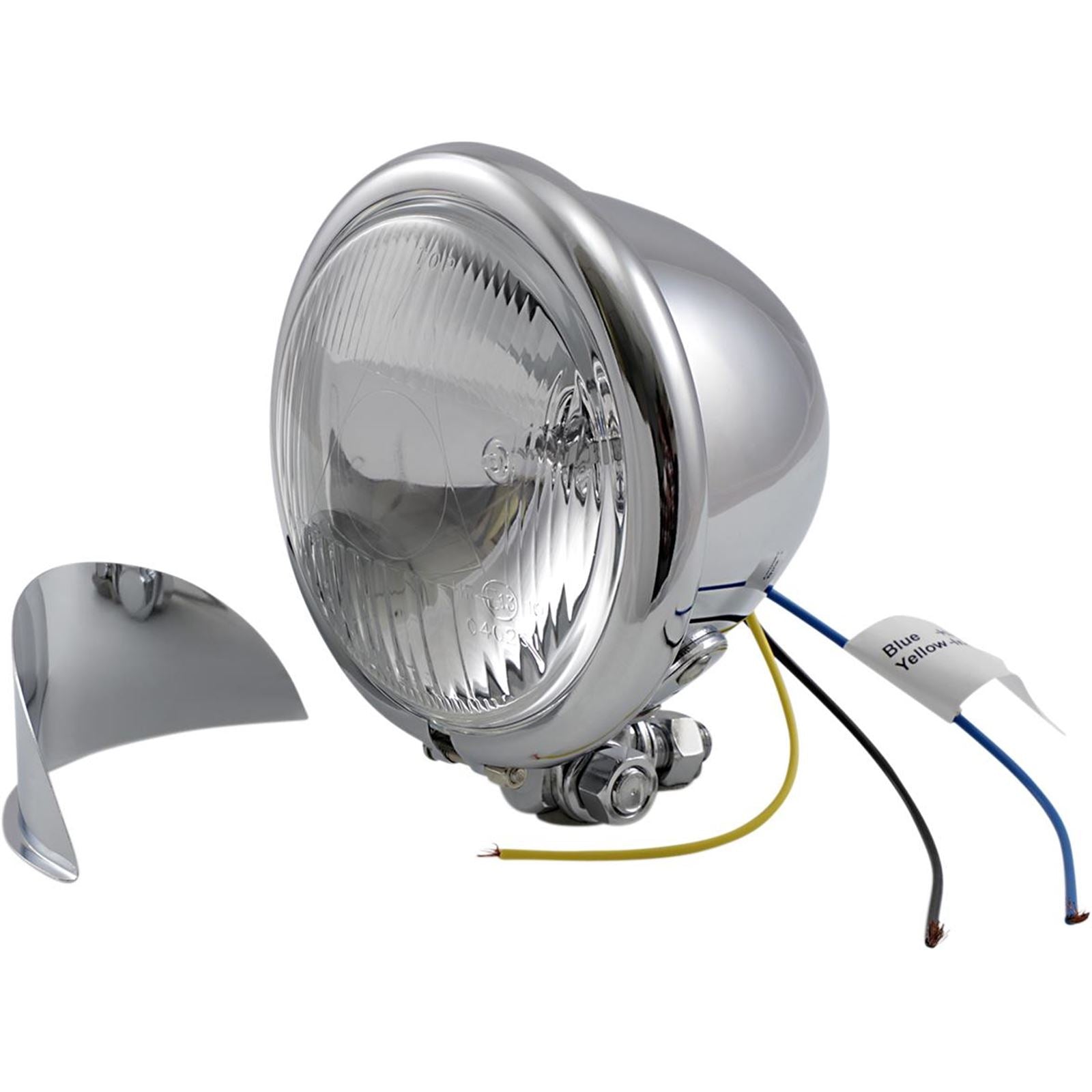 Drag Specialties 4 1/2" Spotlight with Visor H-3 DS-280055_251161