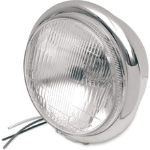 Drag Specialties Bottom Mount H4 Headlight - 5-3/4" - Chrome DS-280035_251167