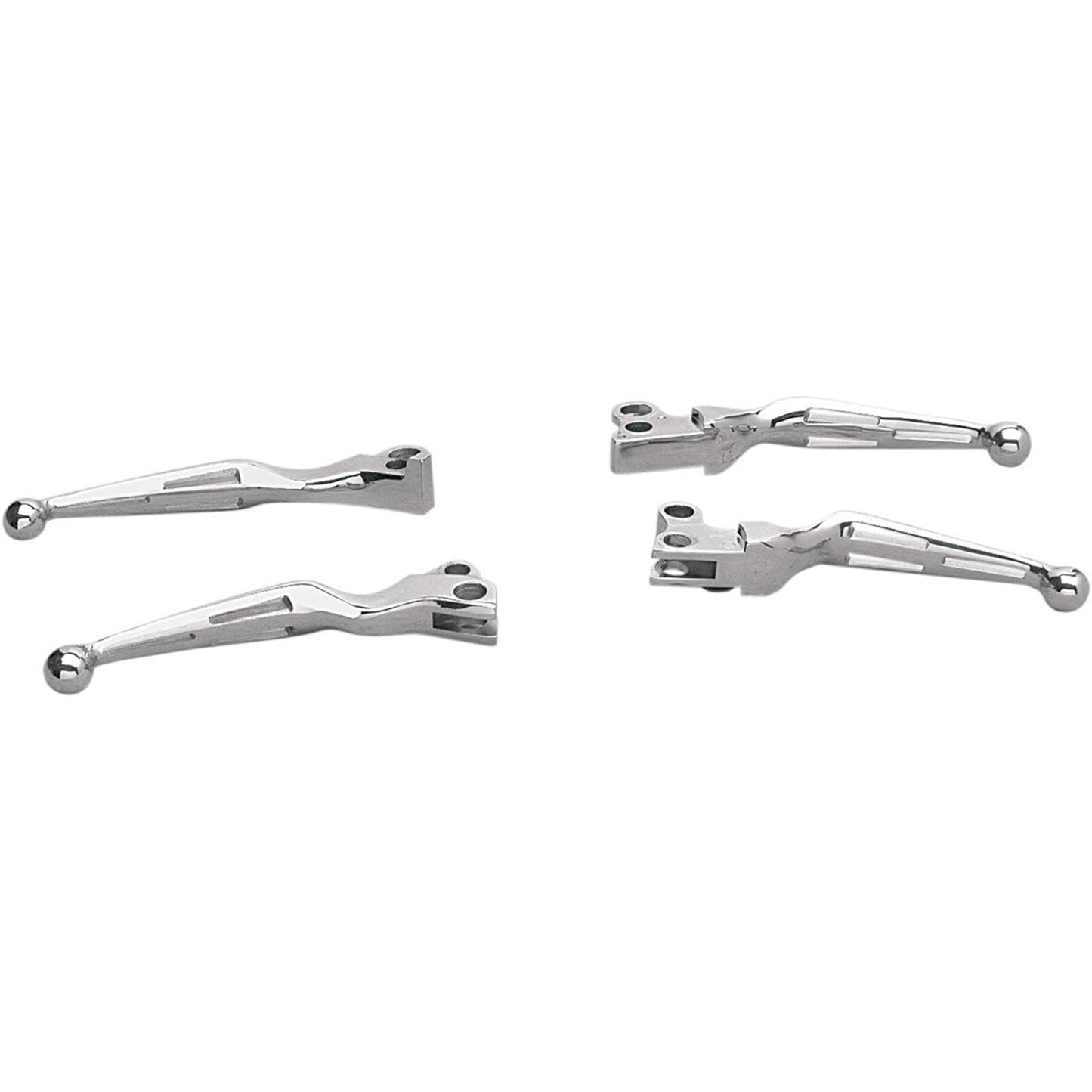 Drag Specialties Chrome Slotted Levers DS-273138_251323