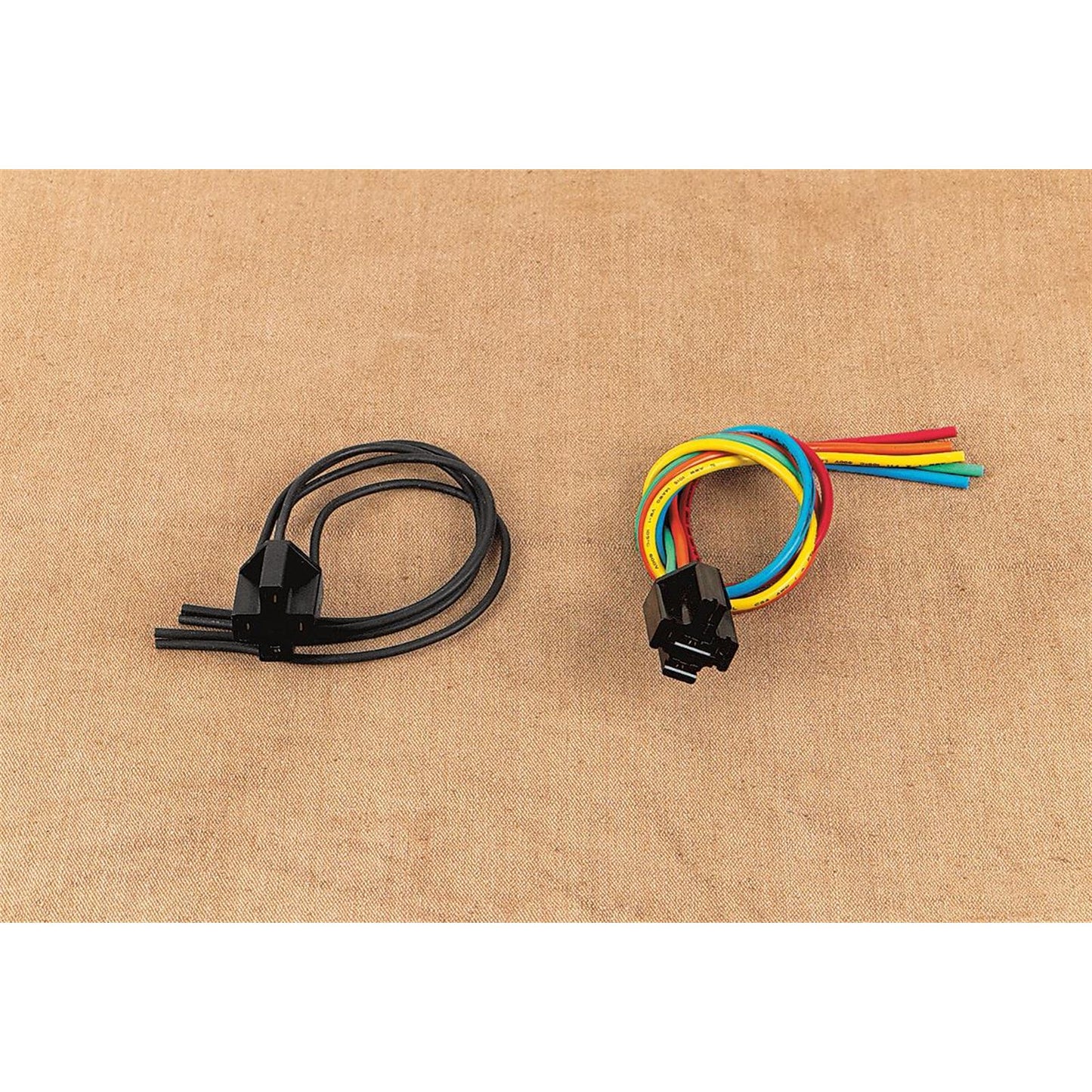 Drag Specialties Relay Socket Assembly - Black Wires DS272095_251393