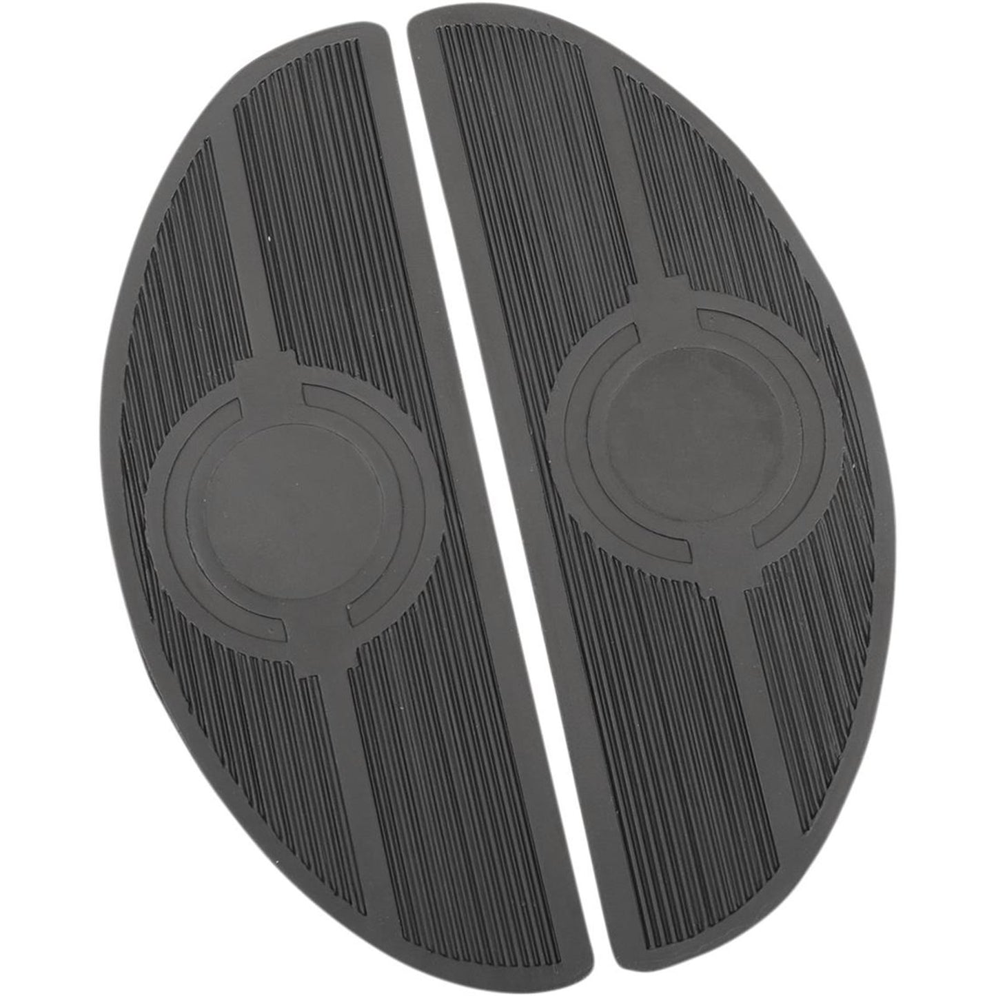 Drag Specialties Replacement Floorboard Rubber - Moon DS-254401_251433