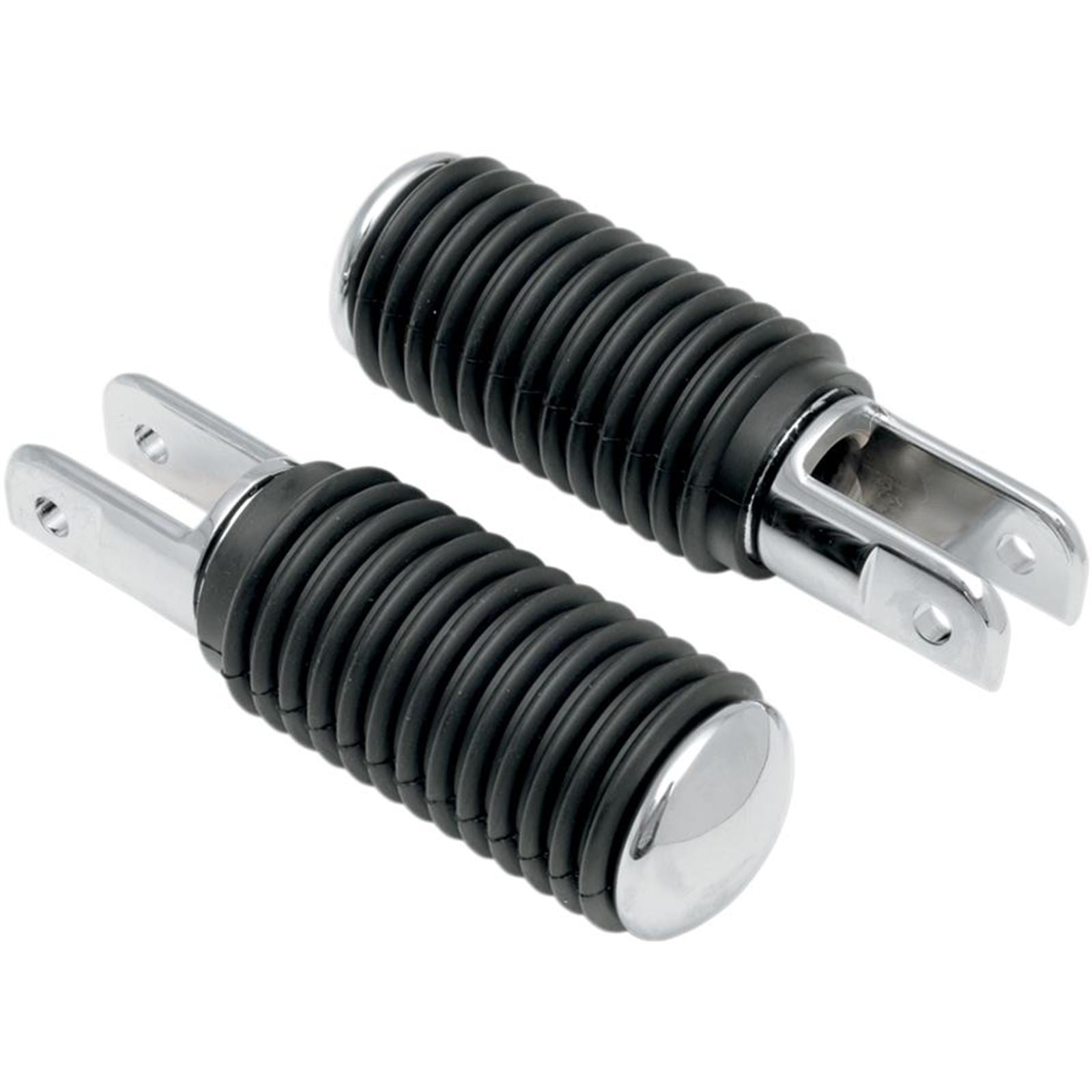 Drag Specialties 5/8 Mount Pegs - Rubber - Chrome End DS-253405_251474