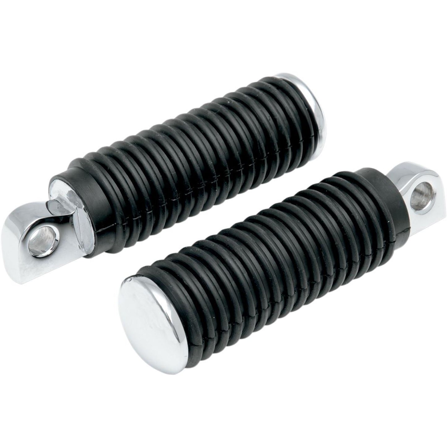 Drag Specialties Passenger Pegs - Rubber - Chrome End DS-253406_251475