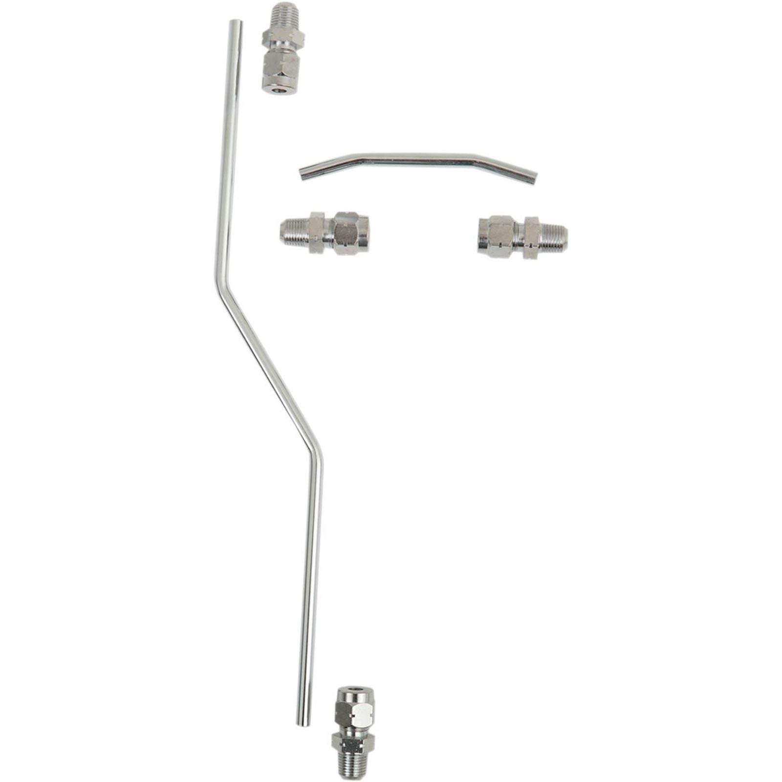 Drag Specialties Rocker Box Oil Line - Chrome - FX DS-246010_251496