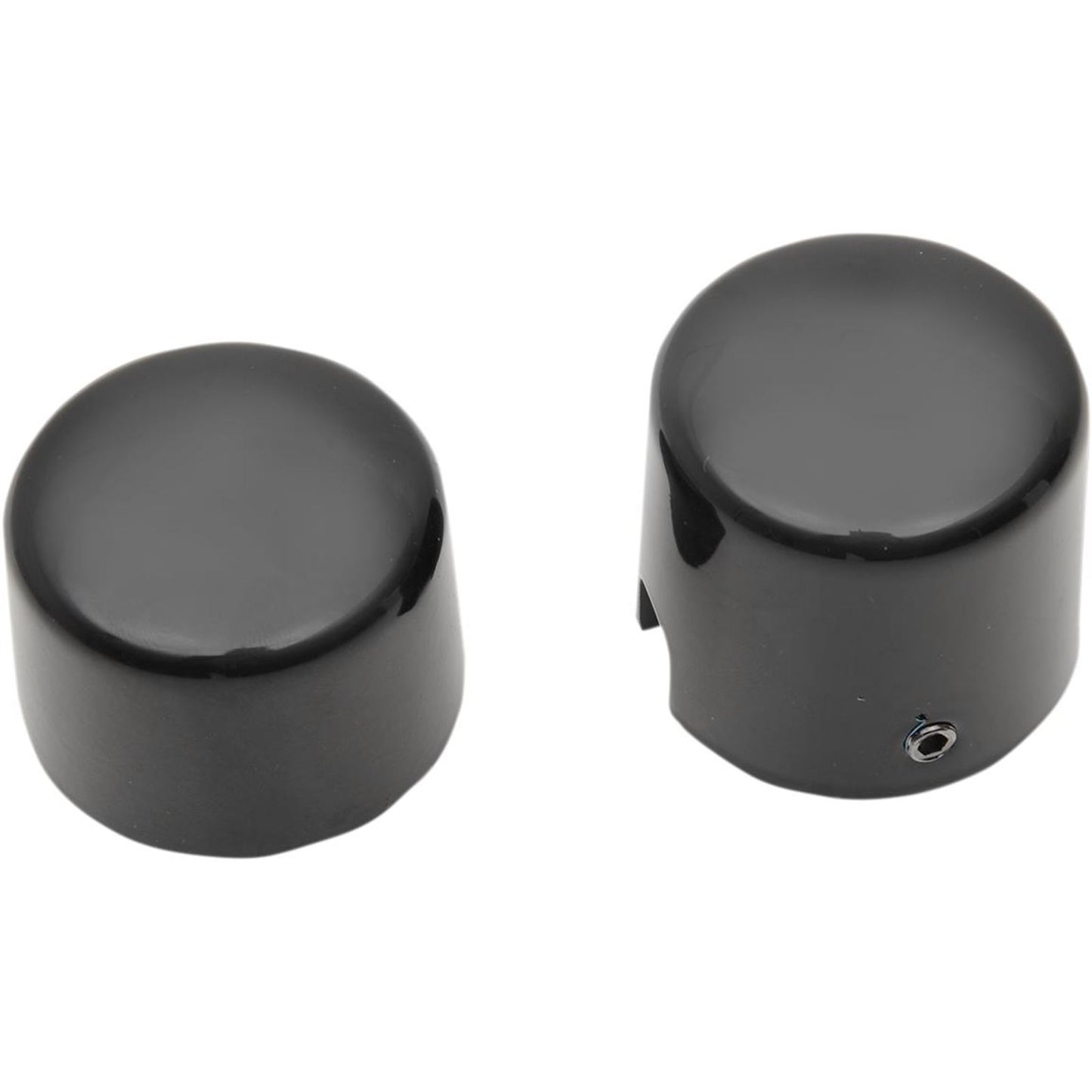 Drag Specialties Axle Caps - Gloss Black - Rear - 08-17 Softail 0214-1237_251517