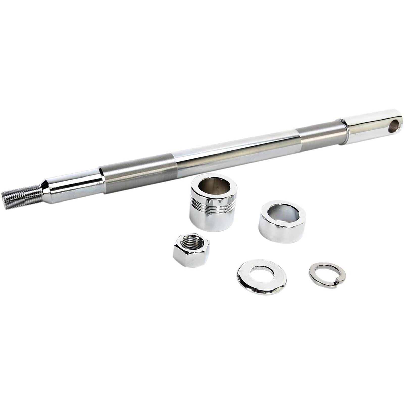 Drag Specialties Axle - Front - Chrome - FLSTF 0214-0952_251523