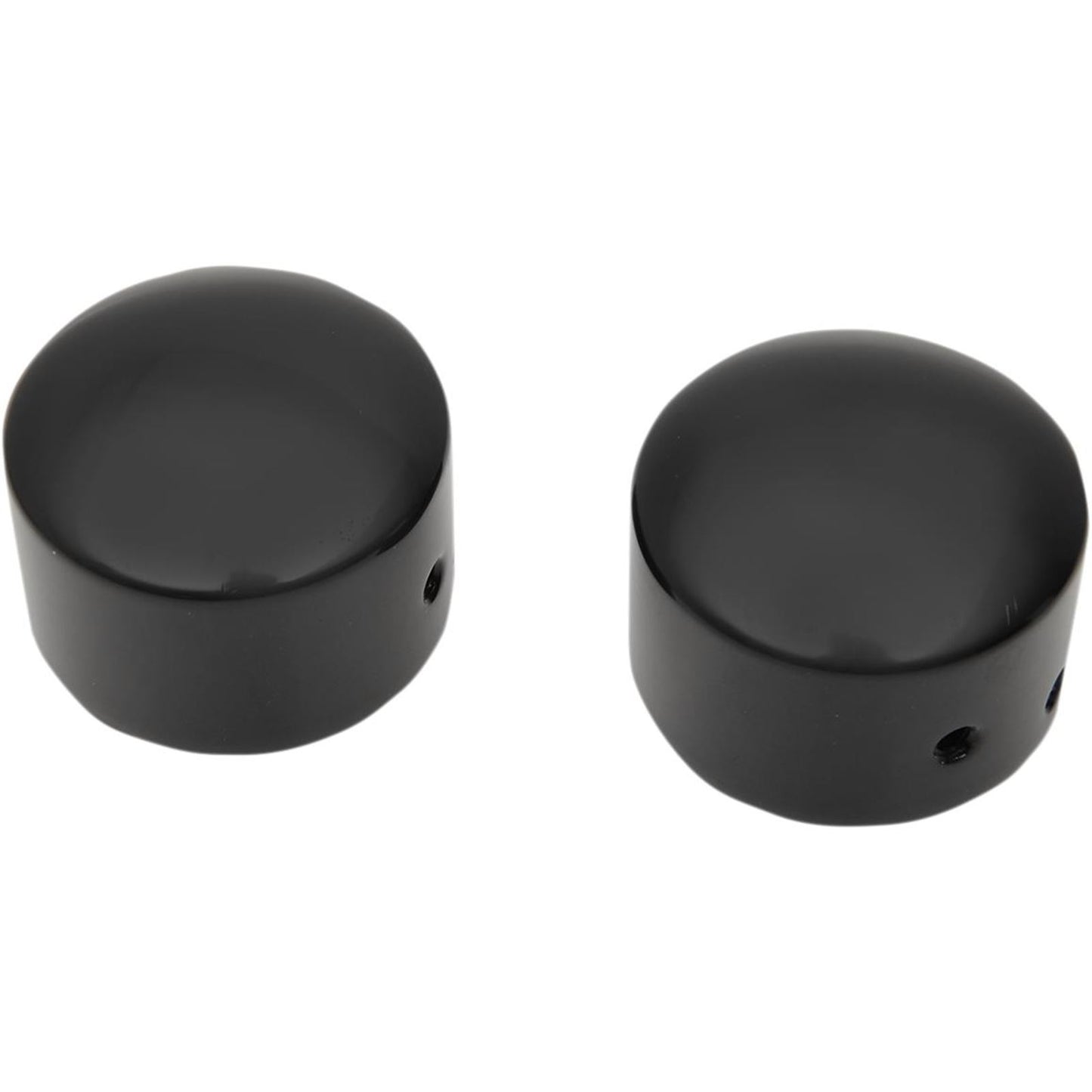 Drag Specialties Axle Caps - Gloss Black - Front -  08-19 FLT 0214-1235_251528