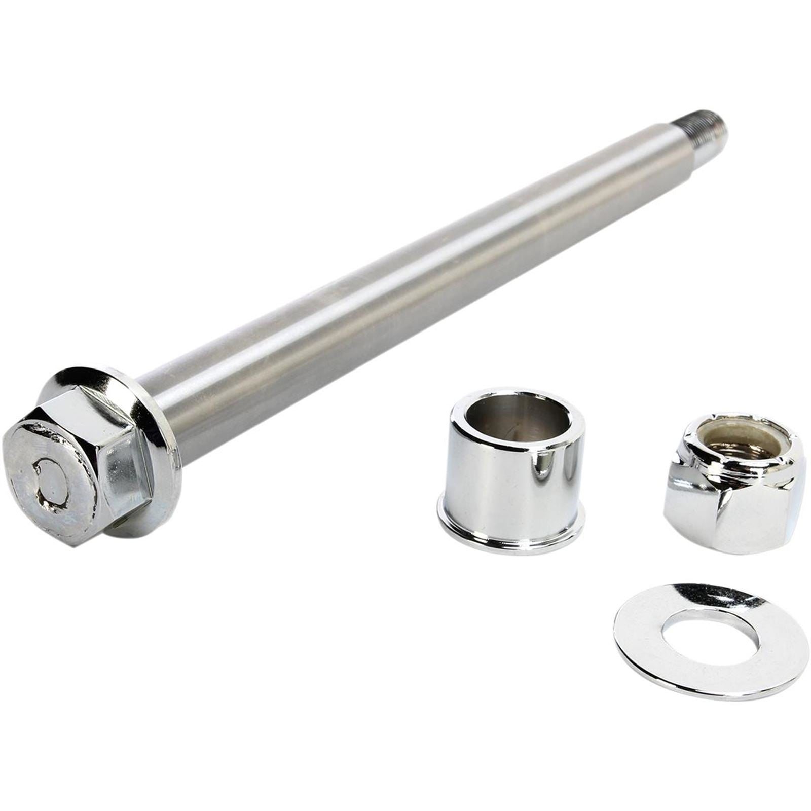 Drag Specialties Axle - Front - Chrome for Harley-Davidson FXSTS 0214-0951_251536