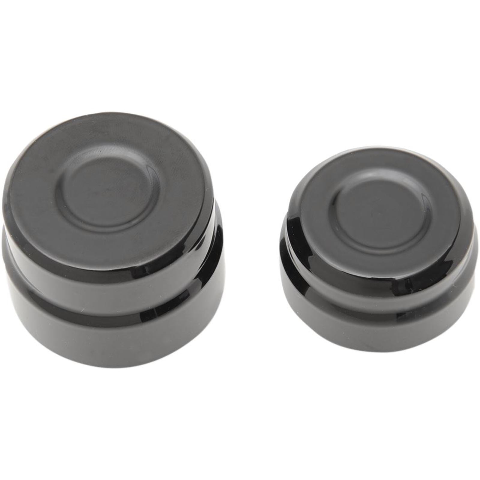 Drag Specialties Axle Cap - Rear - Black - XL 0214-0835_251570