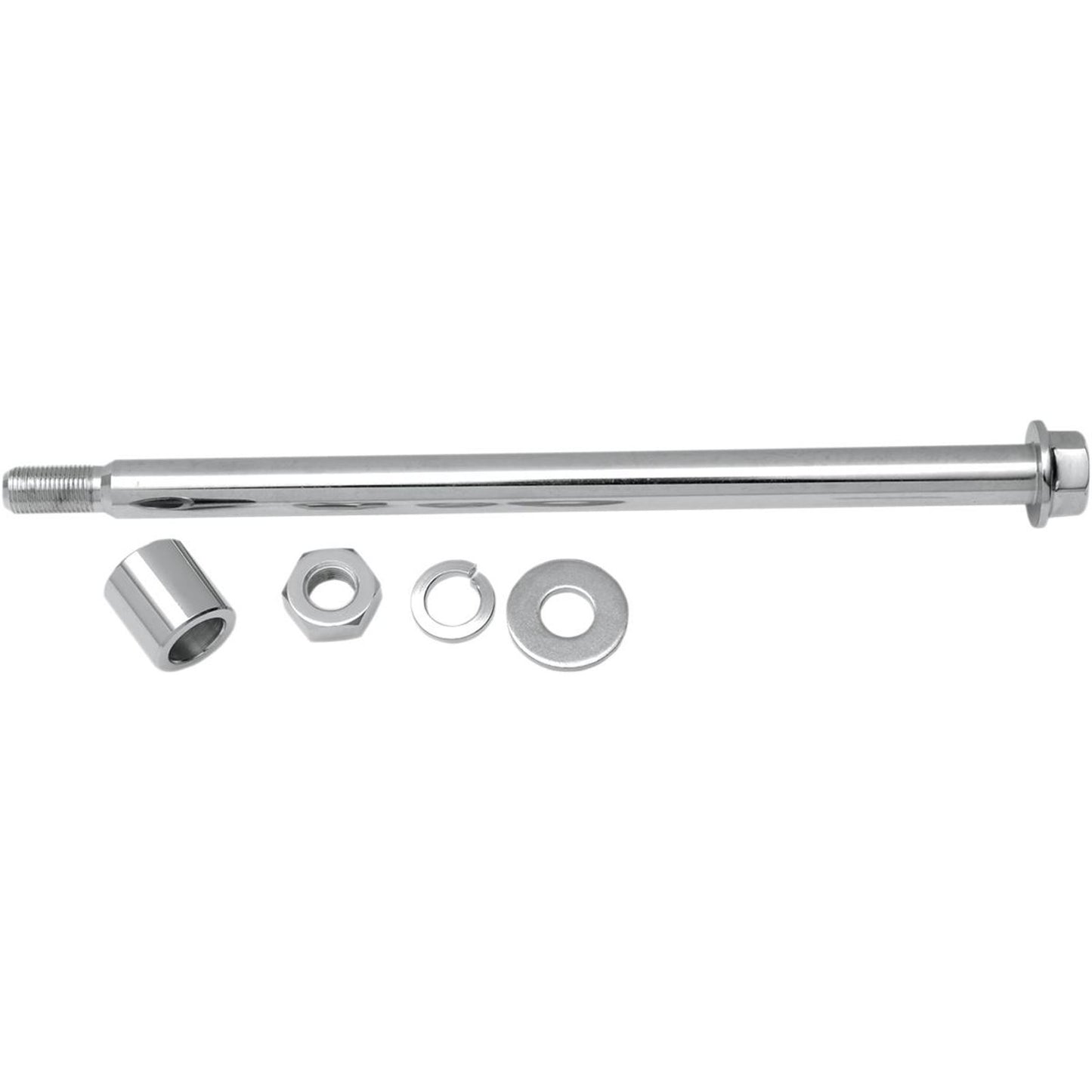 Drag Specialties Axle - Rear - Chrome - Belt - 4 Speed 0214-0582_251588