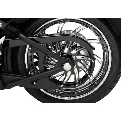 Drag Specialties Axle Caps - Chrome - Rear - 08-17 FXST/FXD 0214-0449_251598