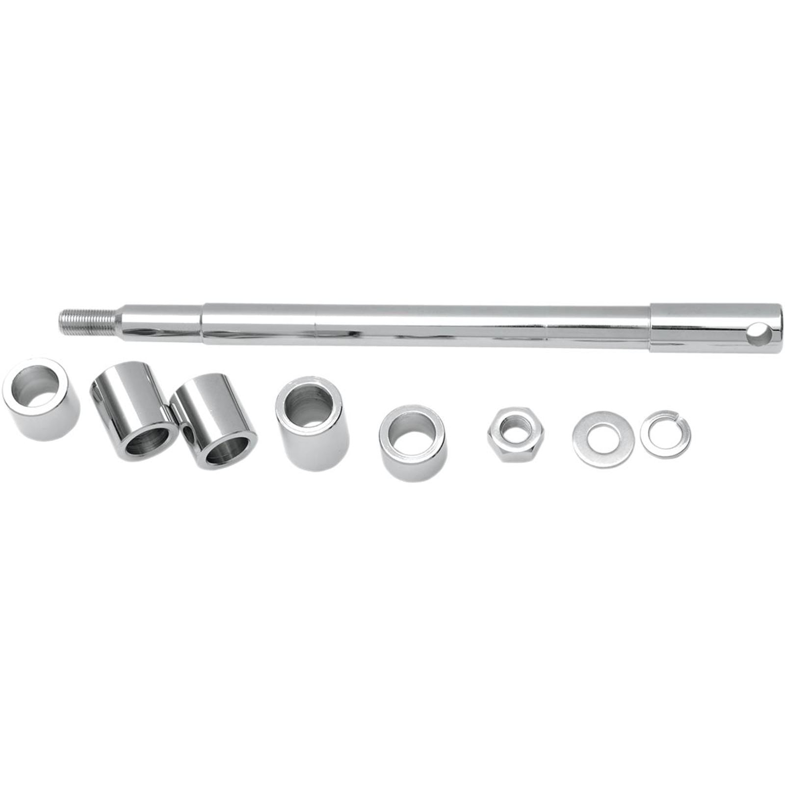 Drag Specialties Front Axle - Chrome - FLST 0214-0570_251601