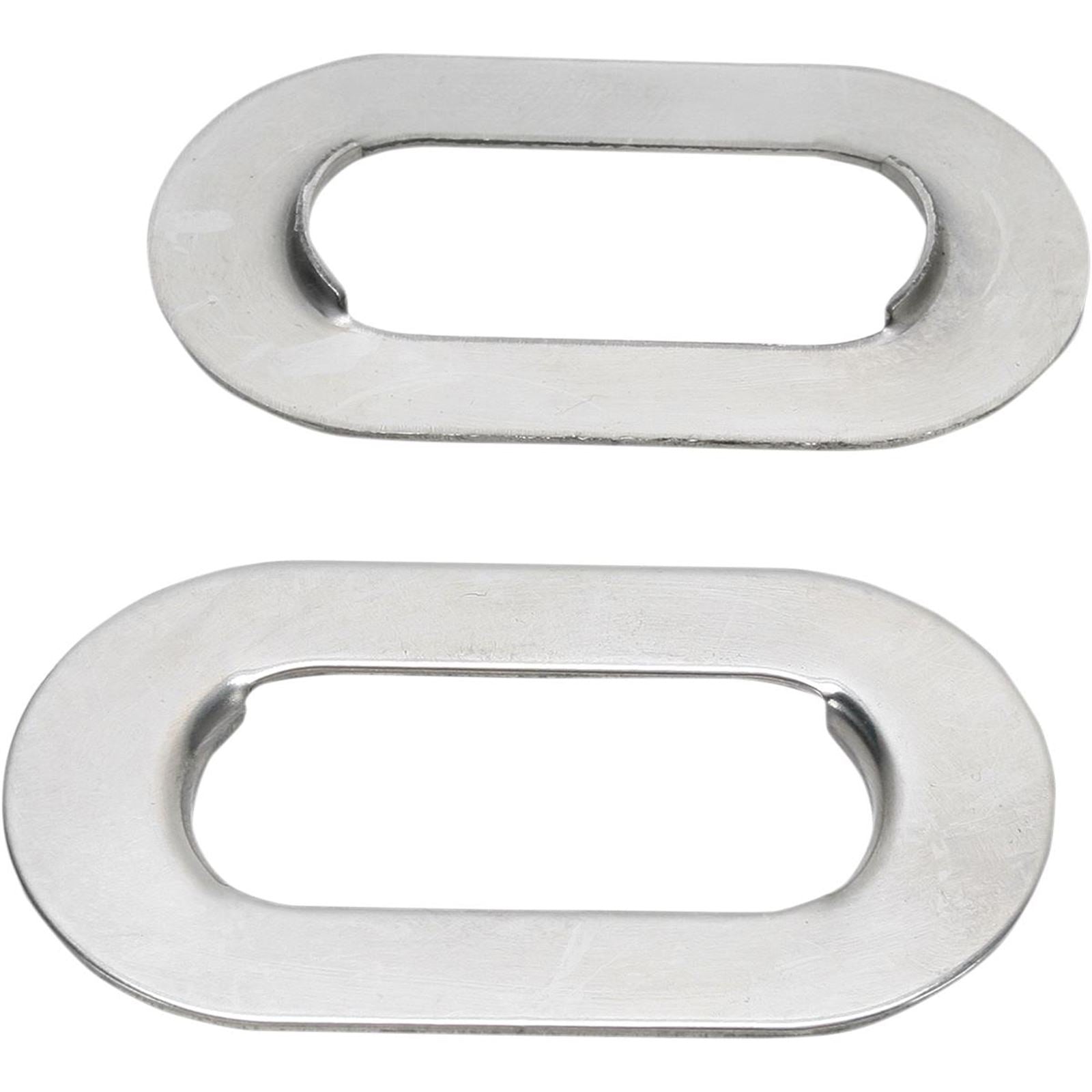 Drag Specialties Axle Adjuster Plate - Stainless Steel - FX/FXST DS-222823_251860