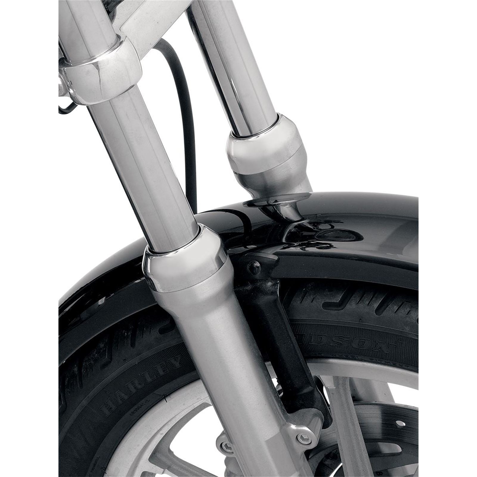 Drag Specialties Fork Boot Covers - 39 mm for '88-'20 XL | '99-'05 FXD  DS-219995_251892