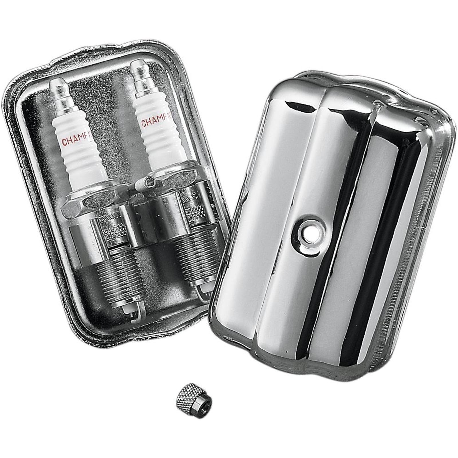 Drag Specialties Plug Holder - Chrome for Harley Davidson DS-196091_251923