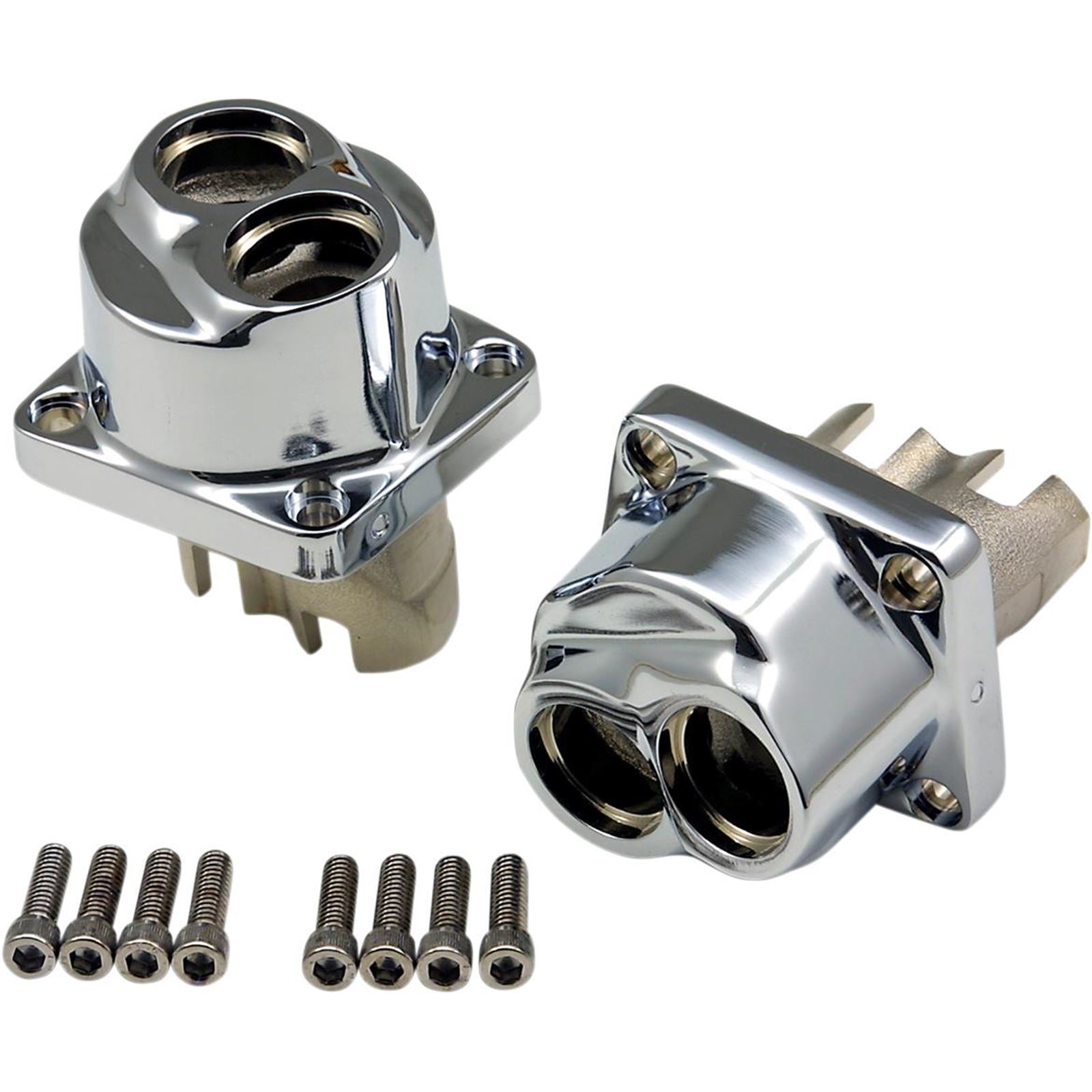 Drag Specialties Lifter Blocks - Chrome fits H-D Evolution/Big Twin [MPN: DS-194054]_252019