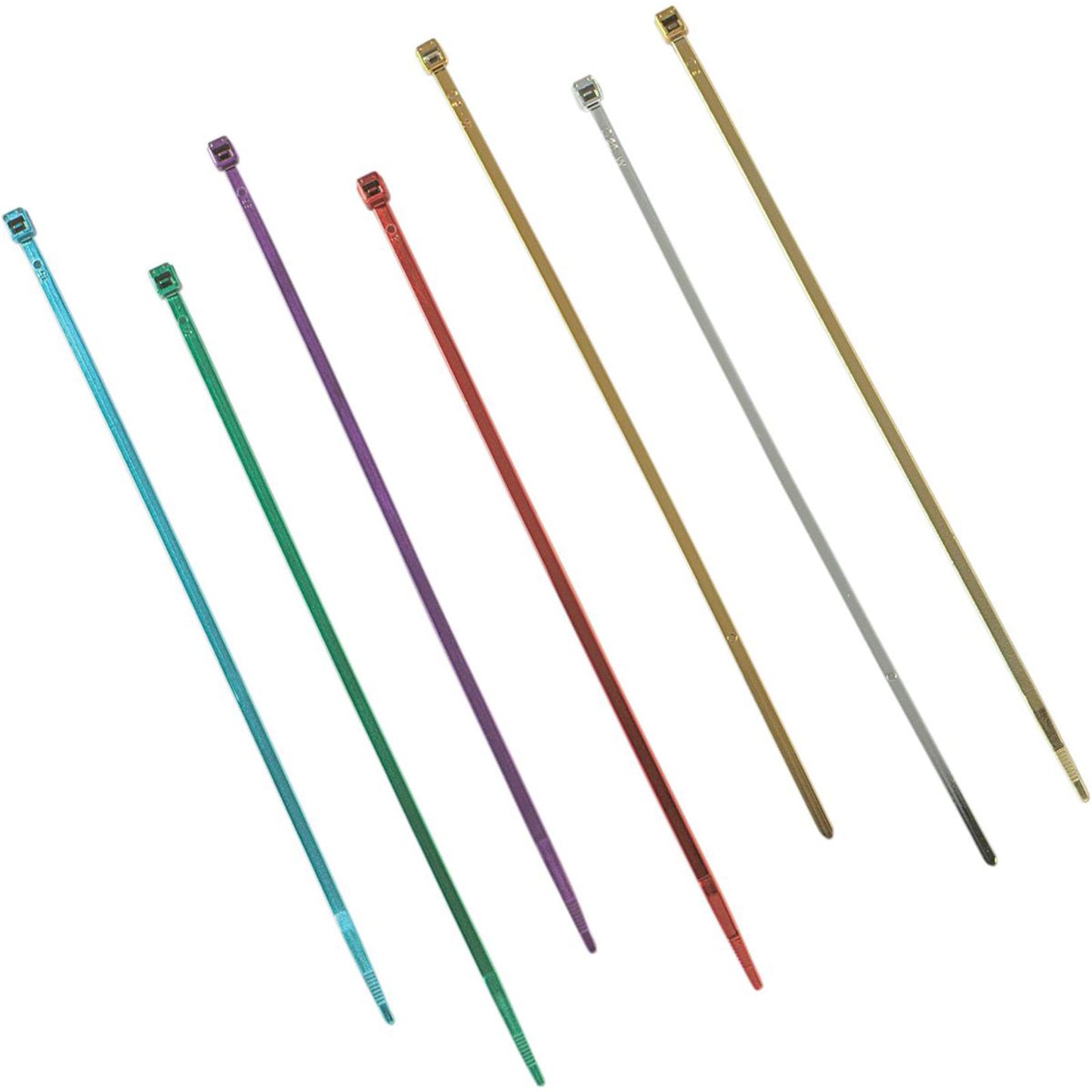 Drag Specialties Chrome Cable Tie 4" 10/Pack DS-193048_252052