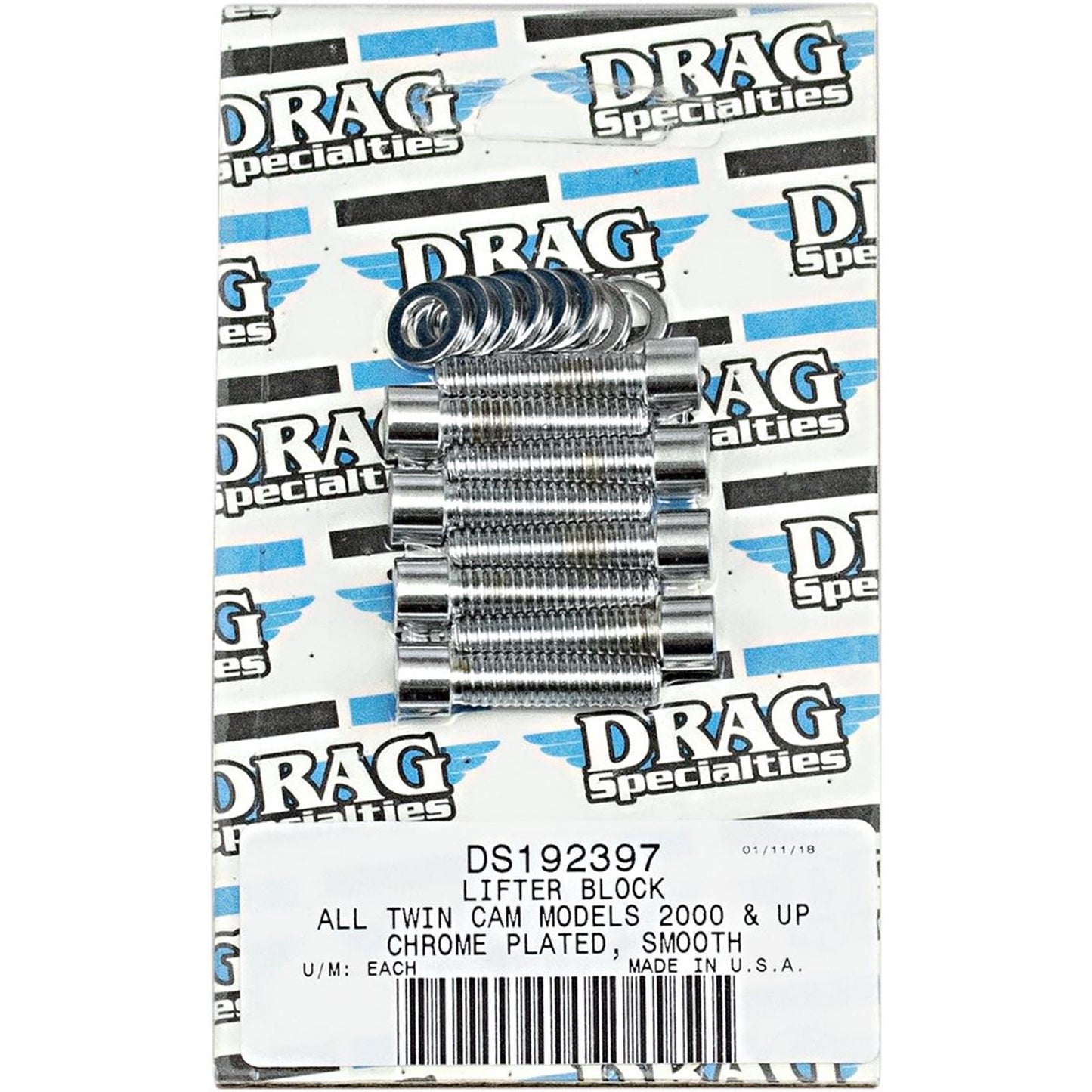 Drag Specialties Lifter Bolt Twin/Cam Smooth Socket DS192397_252061