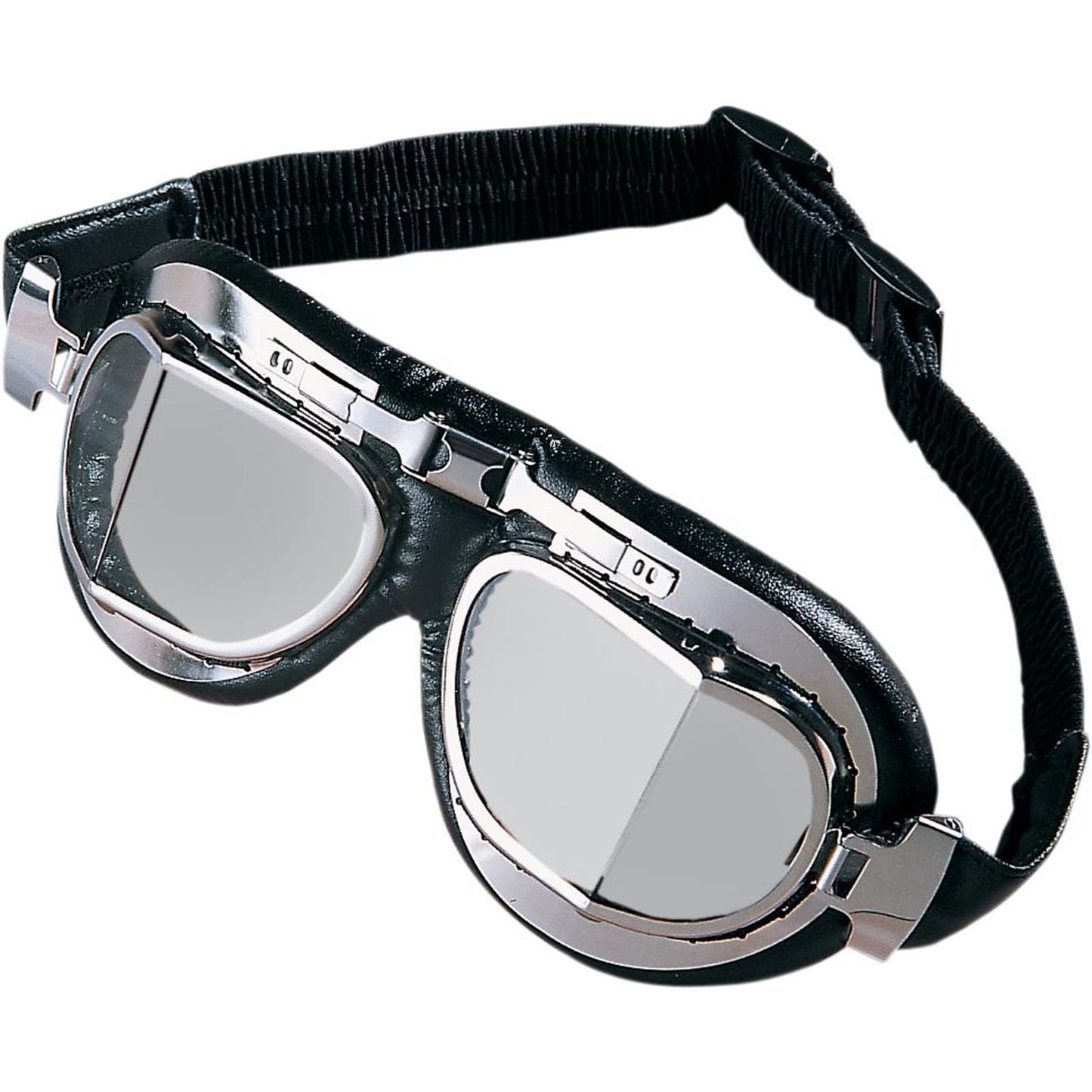 Drag Specialties Red Baron Goggles - Stainless Steel DS-110329_252081