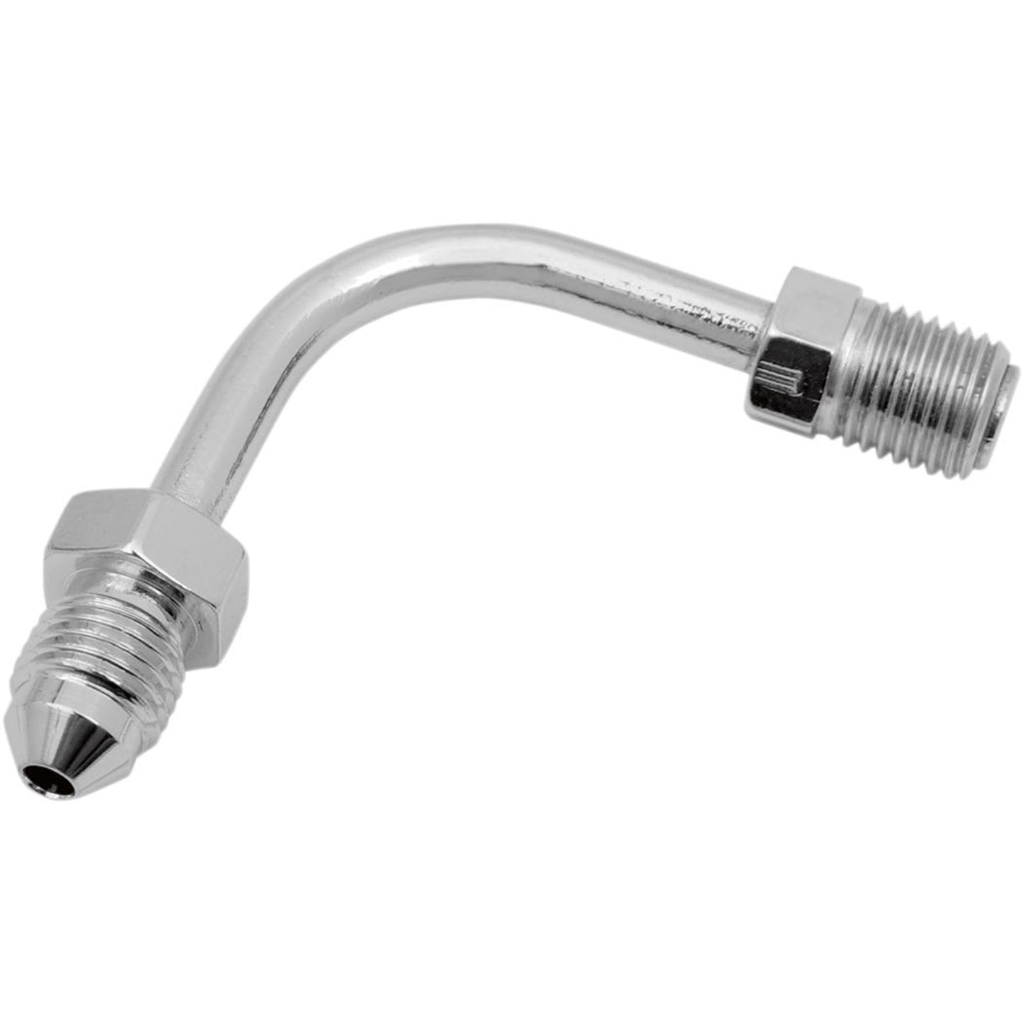 Drag Specialties #3 Male Fitting - 3/8"-24 Inverted Flare - 90° - Short DS098282_252170