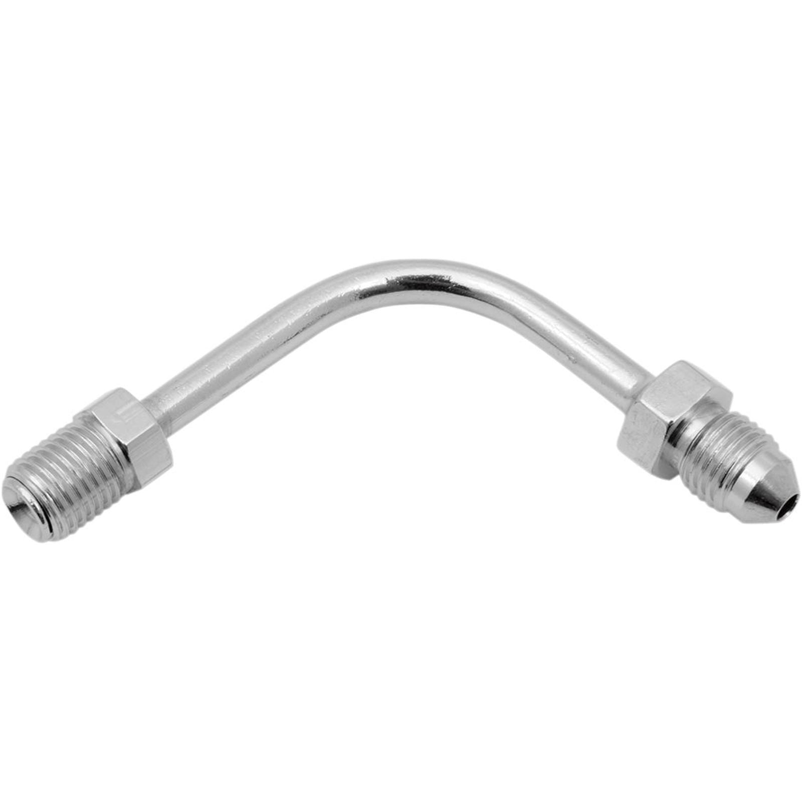 Drag Specialties #3 Male Fitting - 3/8"-24 Inverted Flare - 90° - Long DS098283_252172
