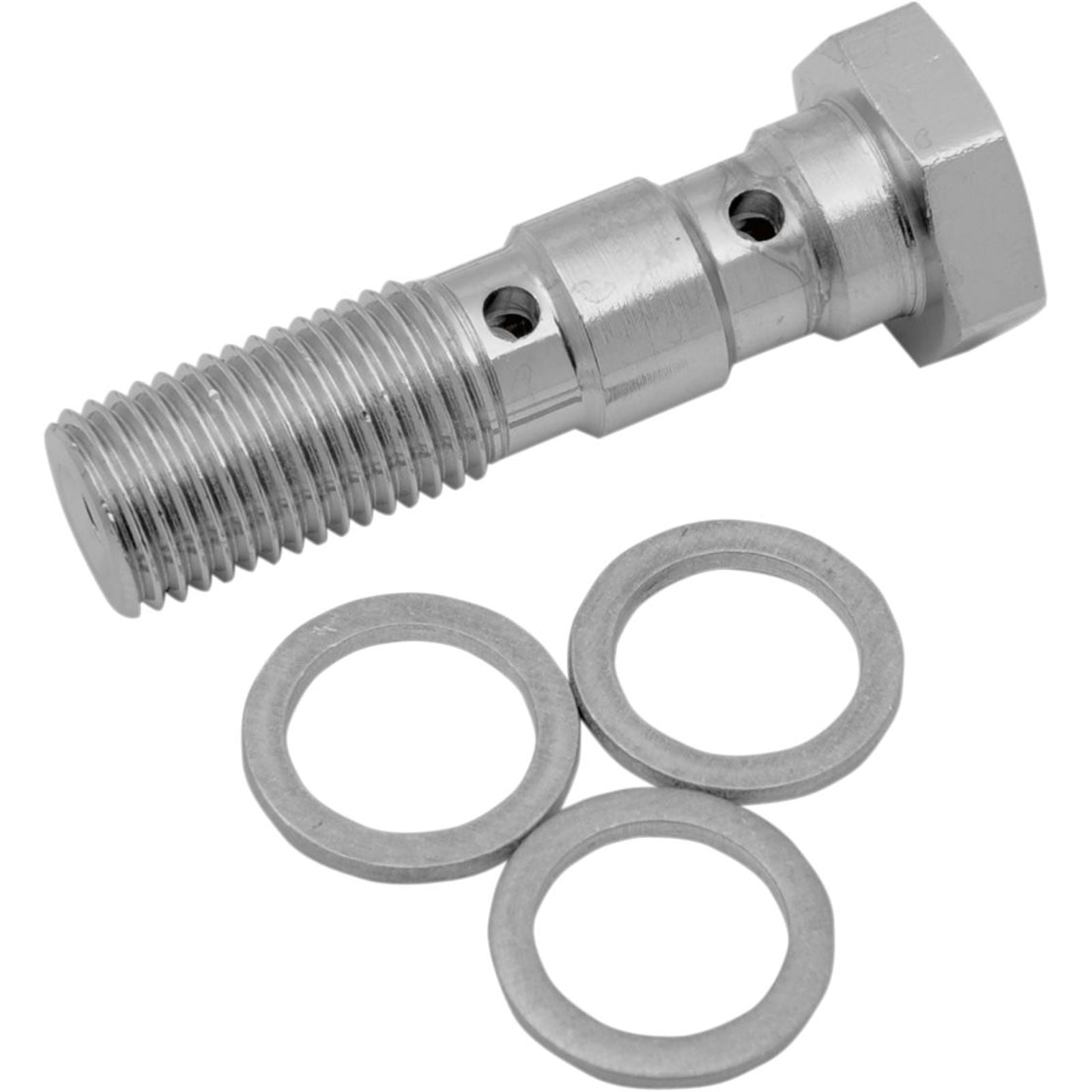 Drag Specialties Banjo Bolt - 3/8"-24 - Dual DS098117_252173