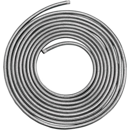 Drag Specialties Braided Oil/Fuel Line - Stainless Steel - 3/8" - 6' DS-096617_252208