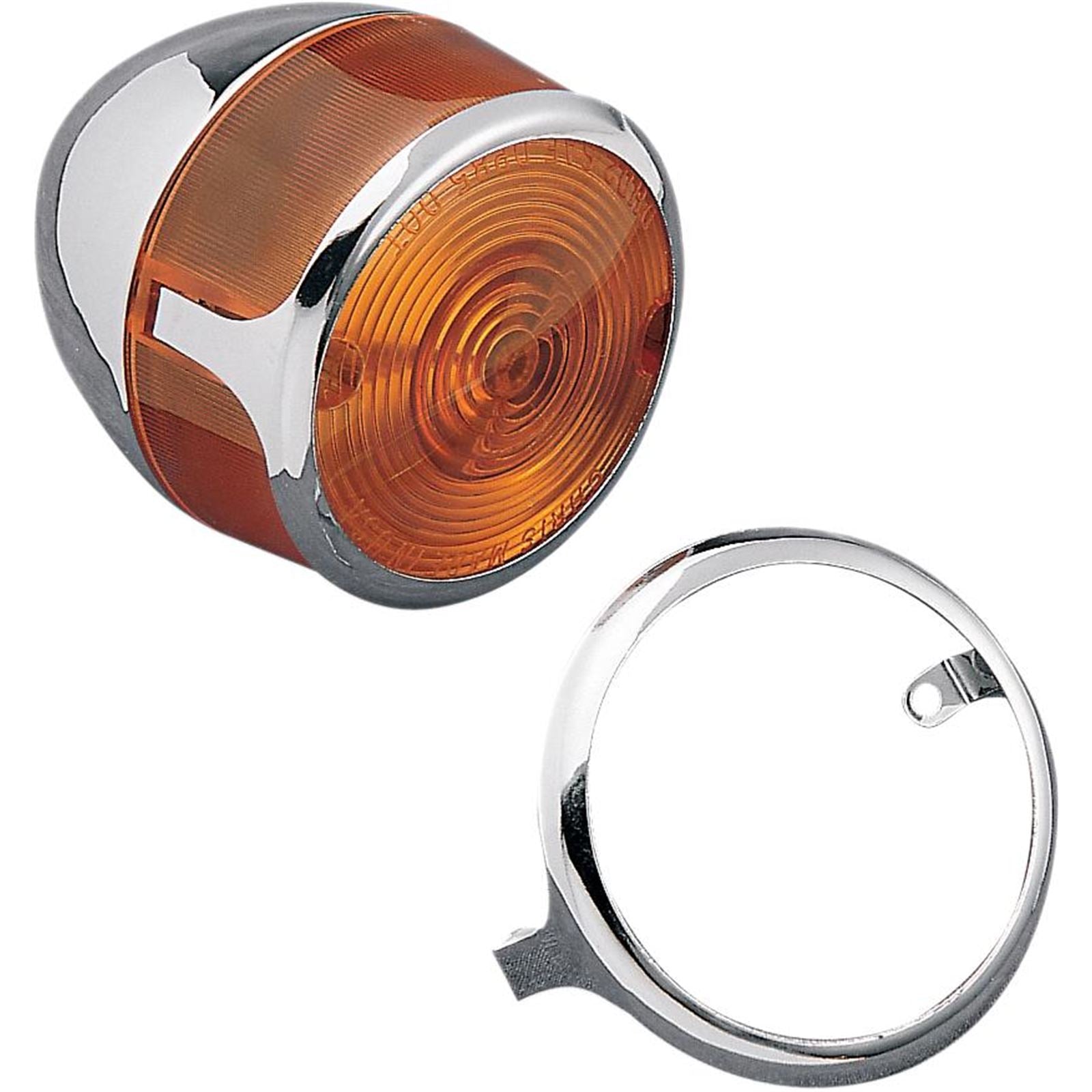 Drag Specialties Turn Signal Lens Trim - Chrome DS-720092_252293