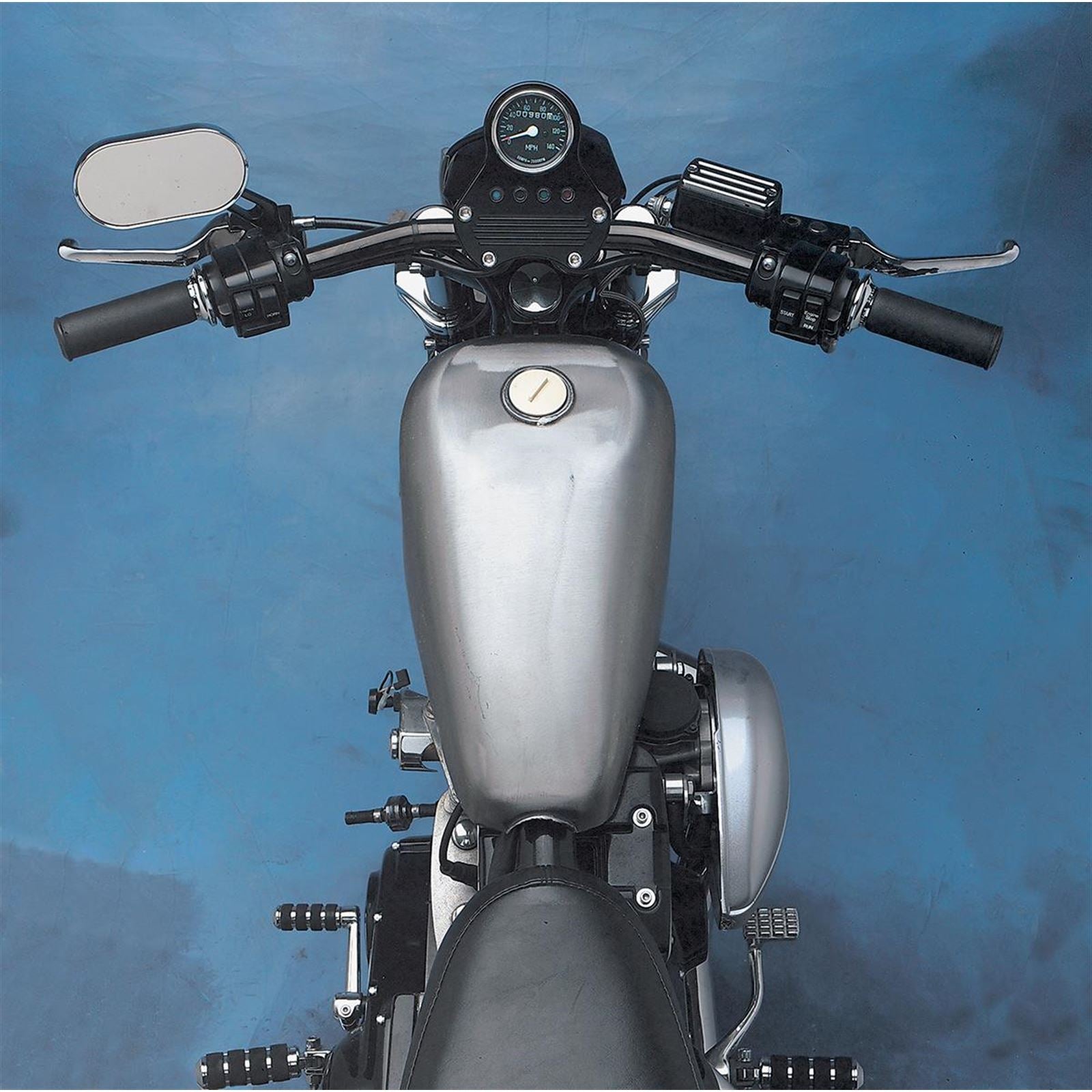 Drag Specialties Gas Tank - High Tunnel - 2.25 Gallon DS-391224_252448