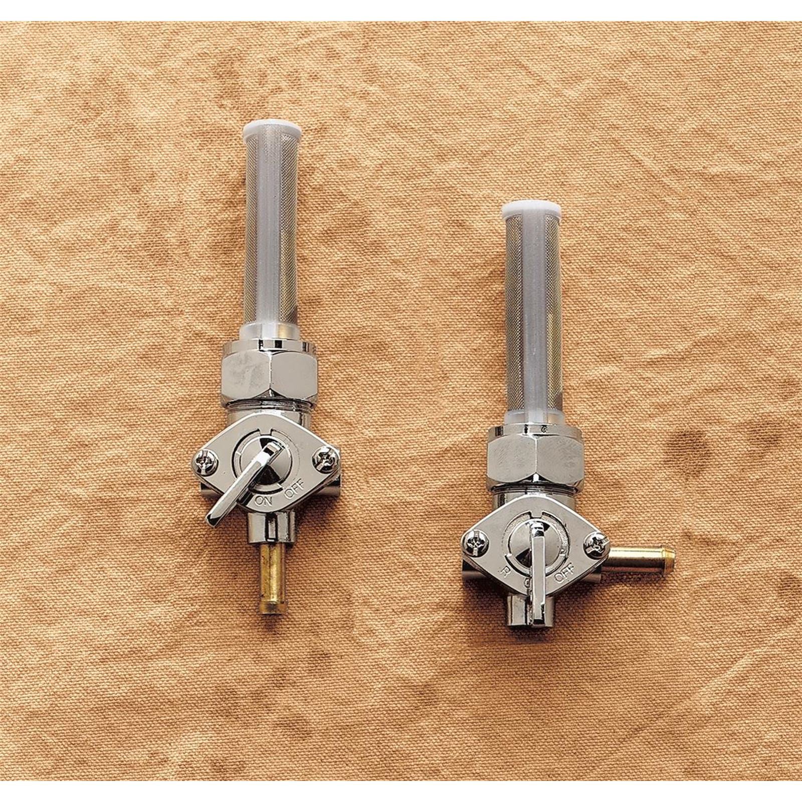 Drag Specialties Petcock - Chrome - 90 Degree - 22mm DS-390219_252454