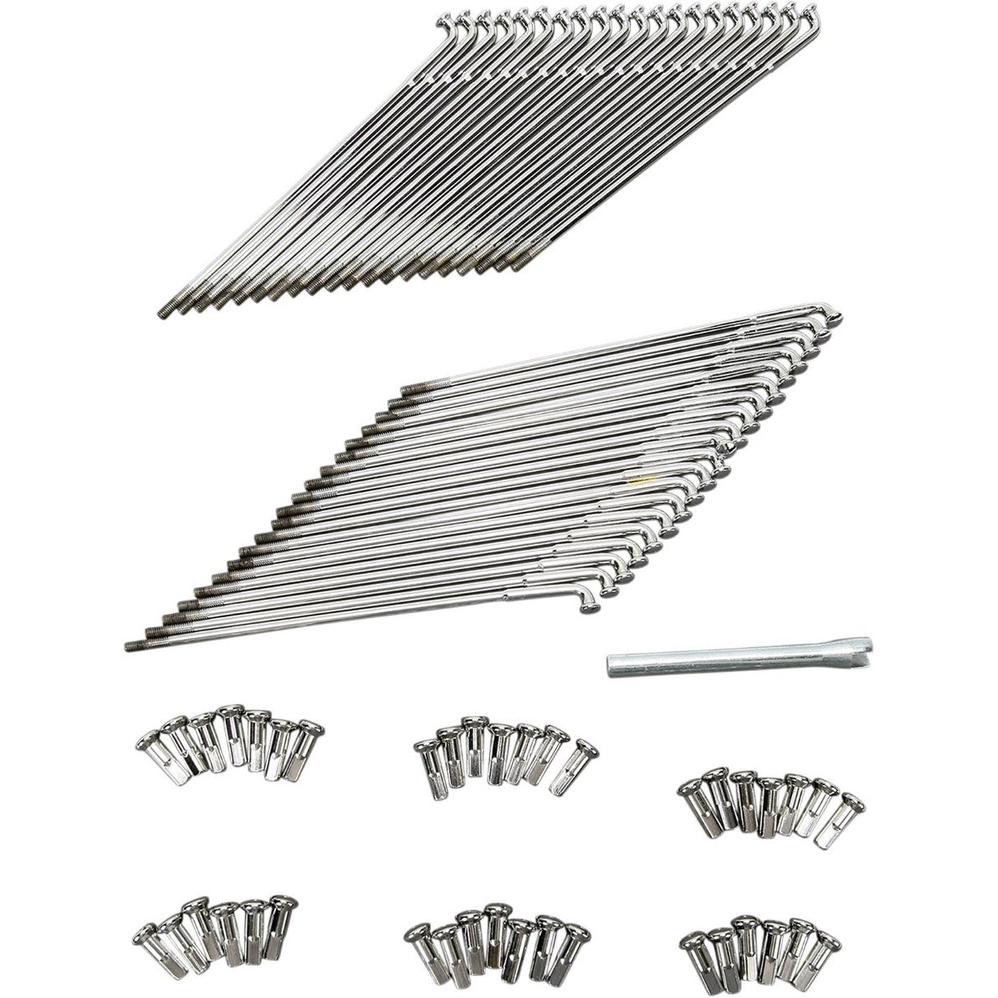 Drag Specialties Hub Spokes - Chrome - Drop Center - 21" DS-380140_252506