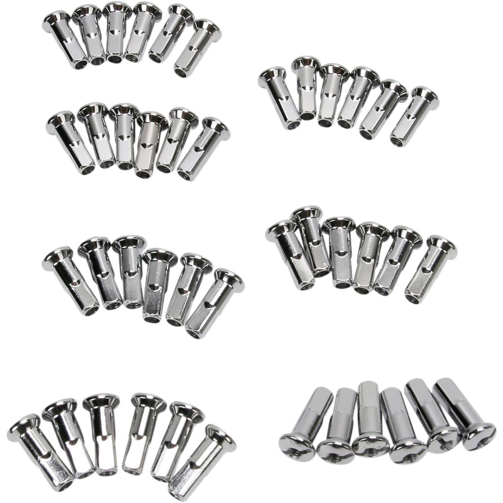 Drag Specialties Spoke Nipples - Chrome - Standard Length DS-380112_252513