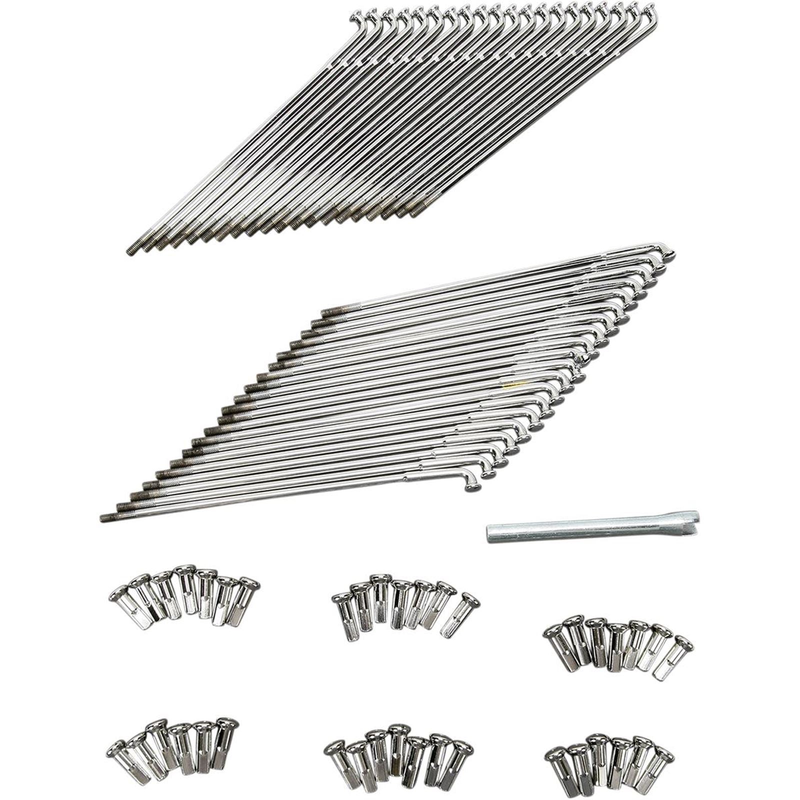 Drag Specialties Hub Spokes - Chrome - Drop Center - 19" DS-380130_252518