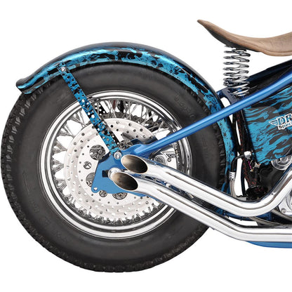 Drag Specialties Smooth Rear Fender - without Taillight/Turn Signal Mount - Steel DS-380055_252540