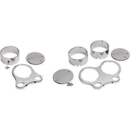 Drag Specialties 1.25" T-Bar Single Gauge Mount - Chrome DS-373864_252567