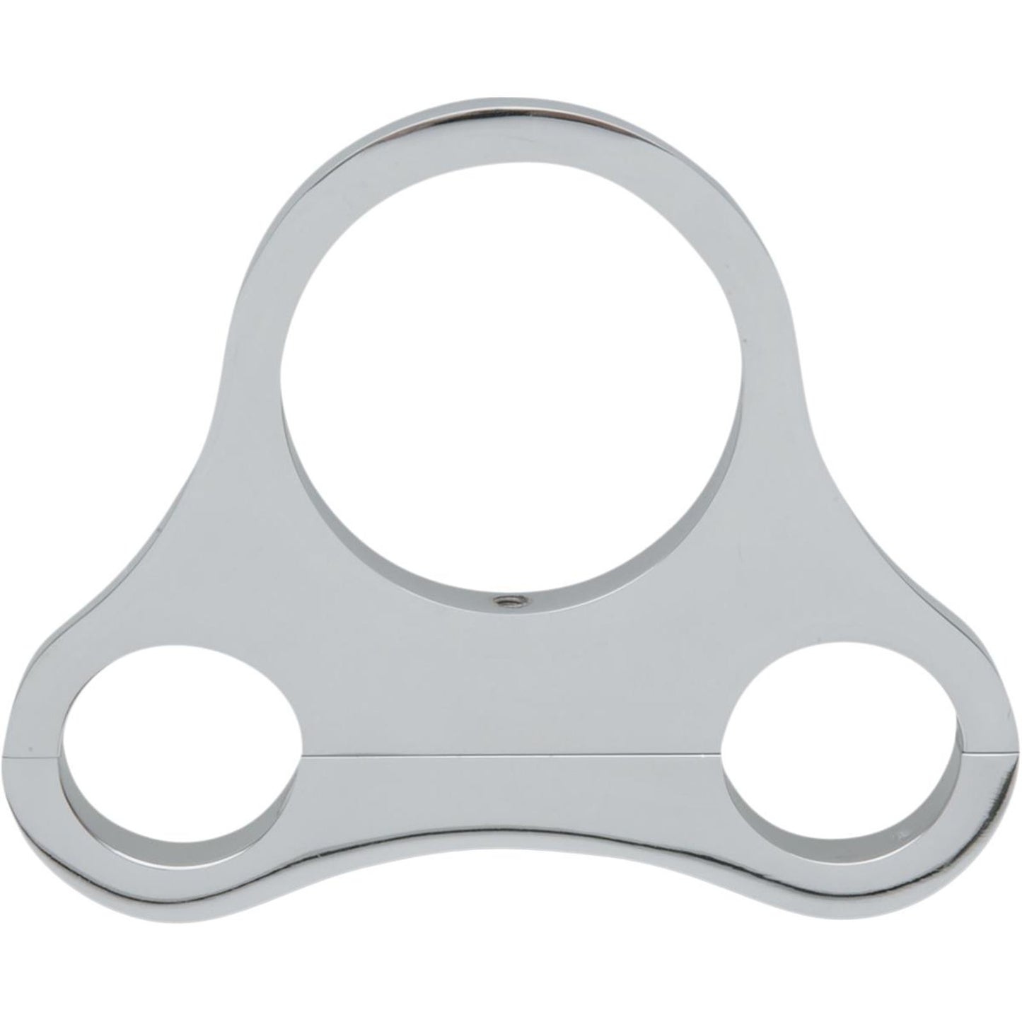 Drag Specialties 1.25" T-Bar Single Gauge Mount - Chrome - For 2.375/2.4" Mini Gauge DS-373866_252572