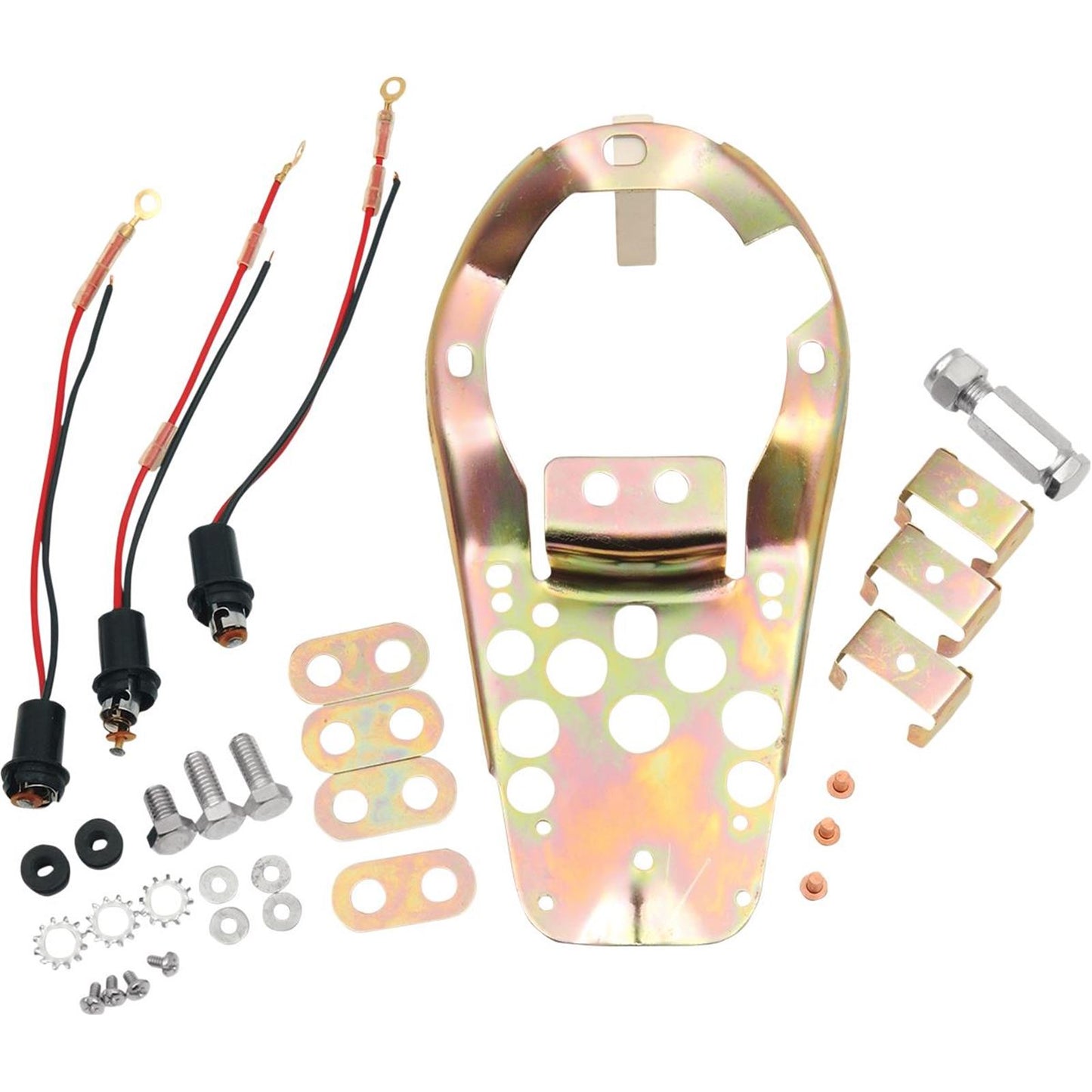 Drag Specialties Three-Light Dash Base Plate DS-373657_252586