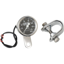 Drag Specialties Speedometer - Black - 2-1 - 1-7/8" 7805-6843_252802