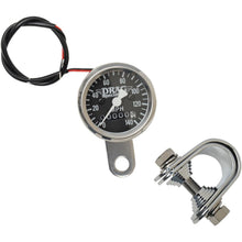 Drag Specialties Mini Speedometer - Black - 1-7/8" 7805-6845_252804