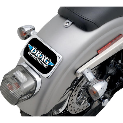 Drag Specialties License Plate Mount - 3 Hole - Chrome 7807-0114_252805