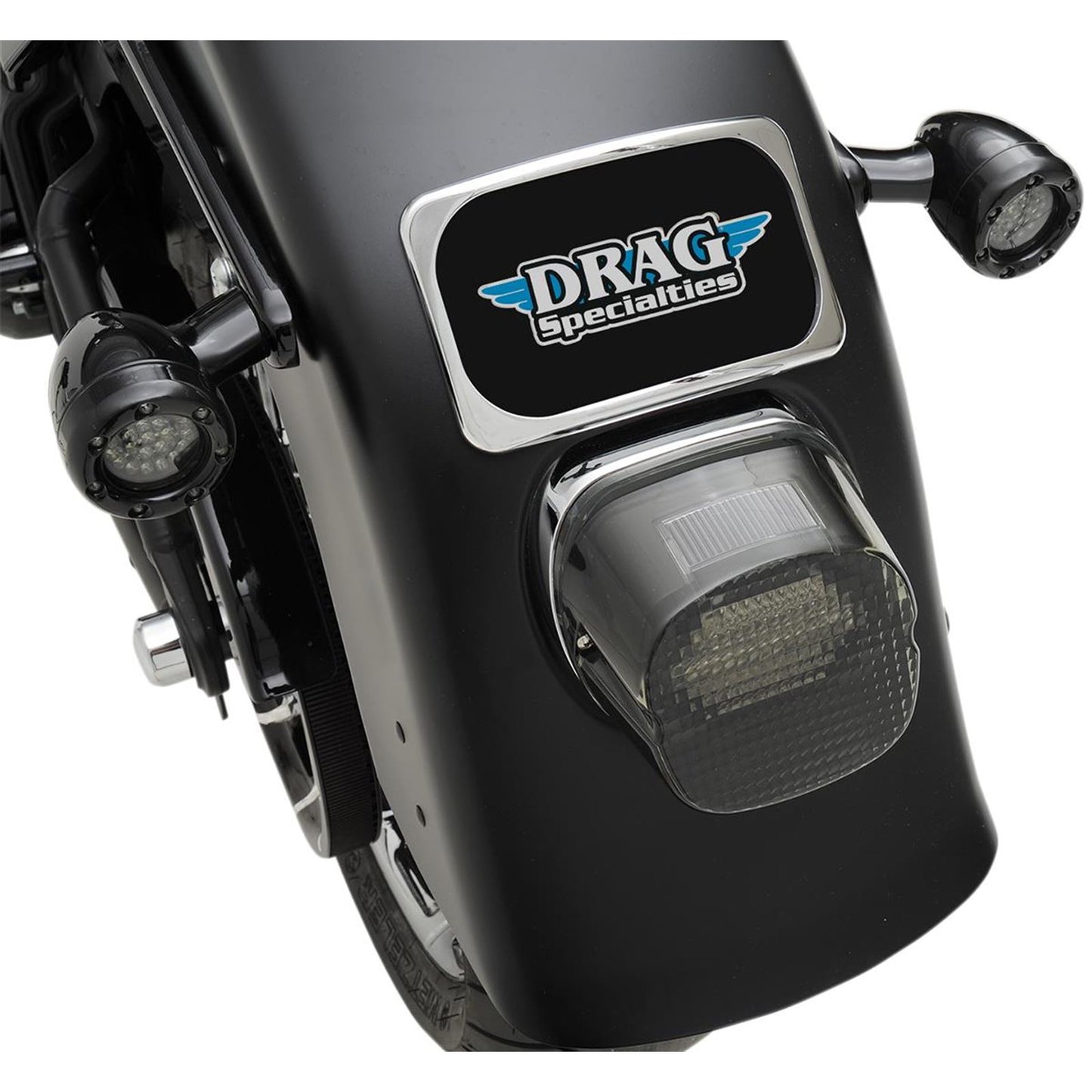 Drag Specialties License Plate Mount - 3 Hole - Chrome 7807-0114_252809