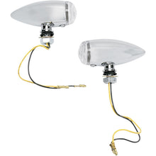 Drag Specialties Bullet LED Marker Lights - Smooth - Clear 7805-2068_252833