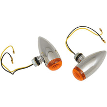 Drag Specialties Bullet LED Marker Lights - Smooth - Amber 7805-2069_252834