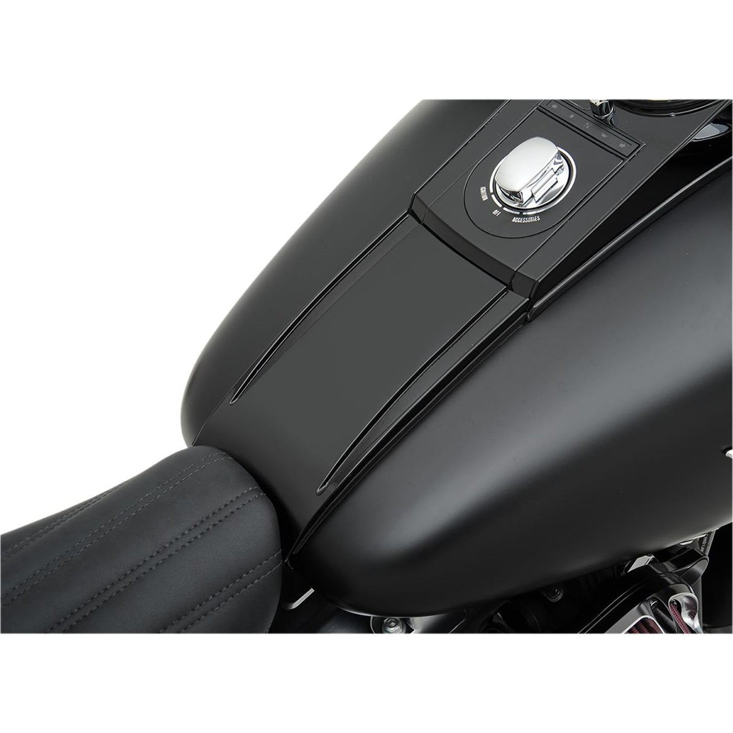 Drag Specialties Lower Dash Panel - ABS Construction with Chrome Finish 7805-0023_252840