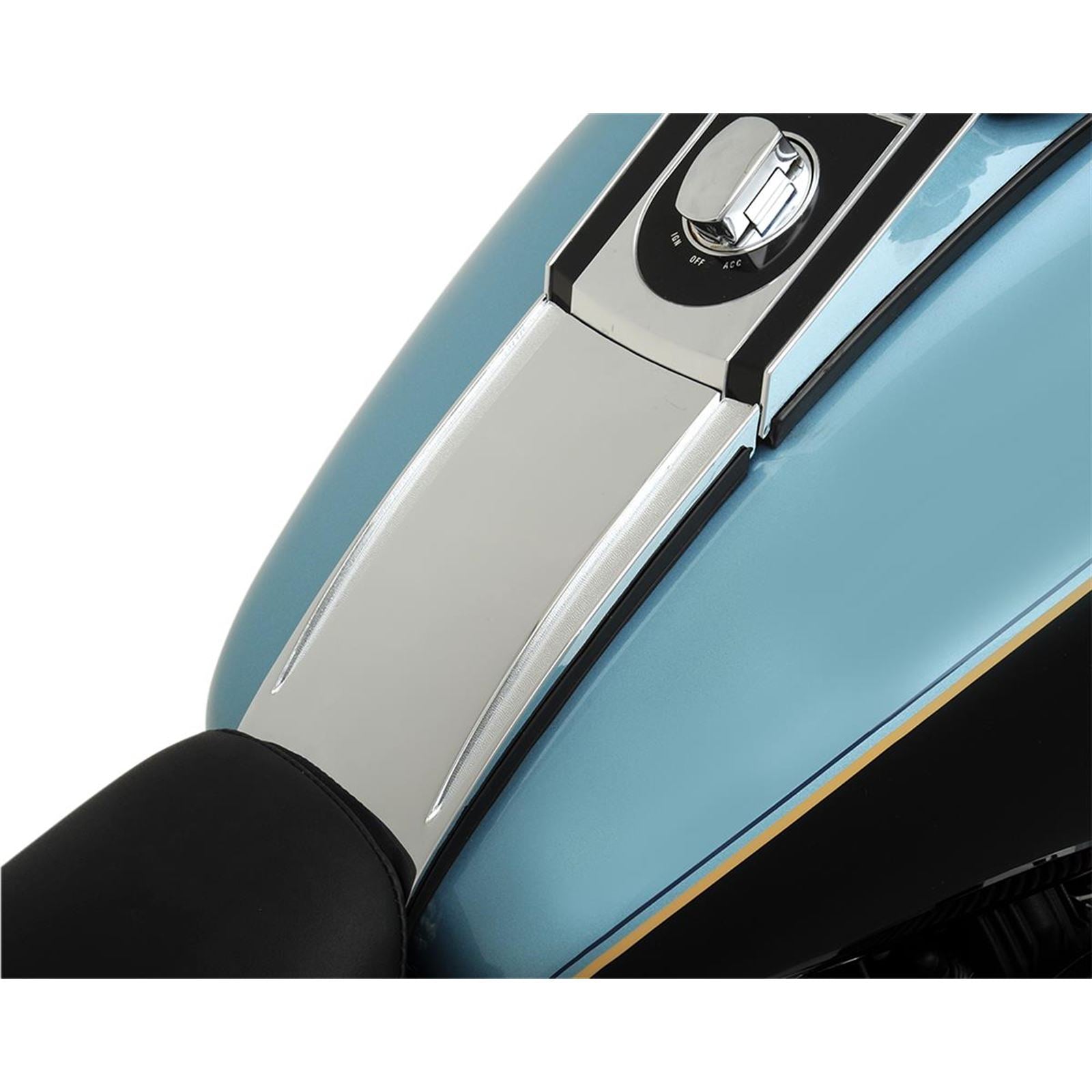 Drag Specialties Lower Dash Panel - ABS Construction with Chrome Finish 7805-0023_252841