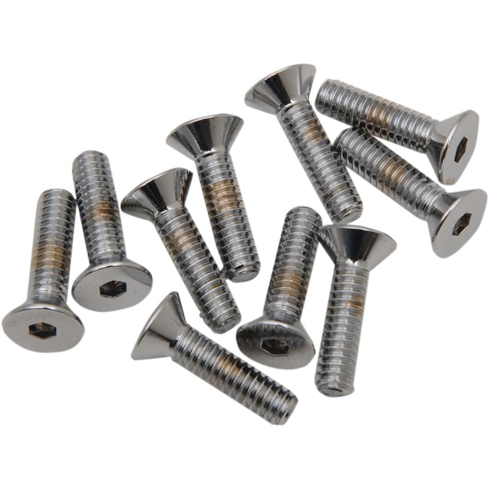 Drag Specialties 1/4X20X3/4 Chrome Flat Head DS192359_252896