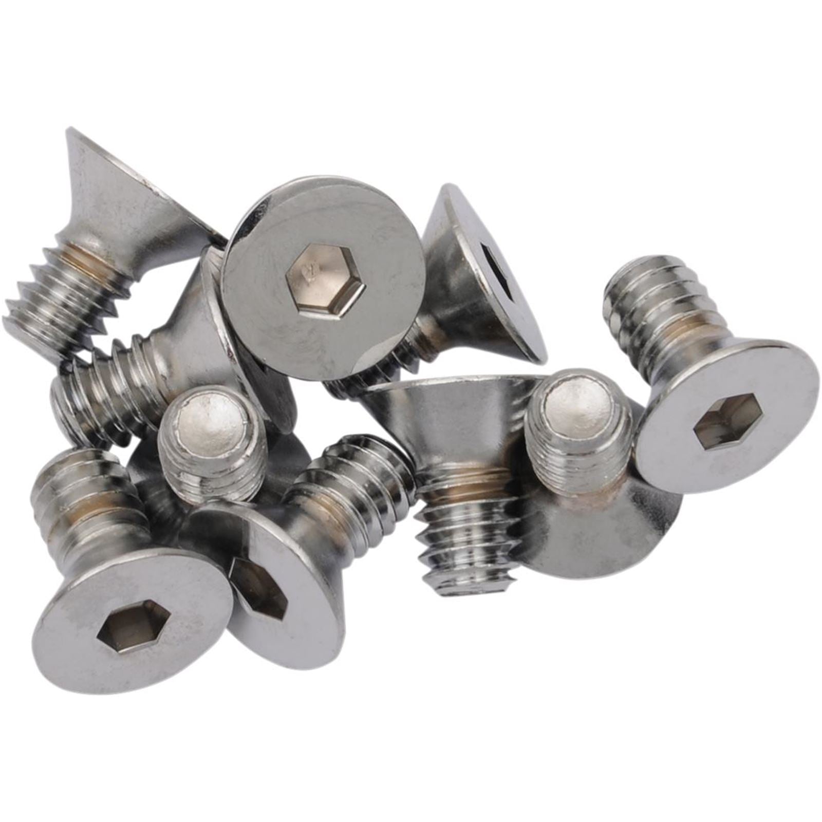 Drag Specialties 1/4X20X1/2 Chrome Flat Head DS192357_252913